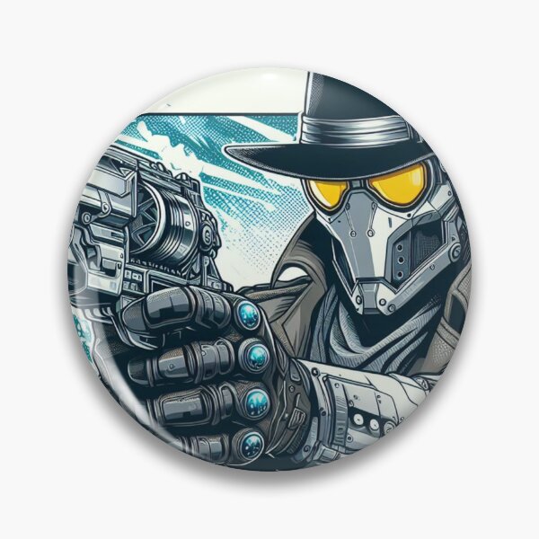 Item preview, robot cowboy designed and sold by WopaDesign.
