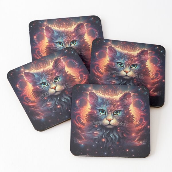 Item preview, Galacticat beauty animal pattern designed and sold by SmileshareShop.