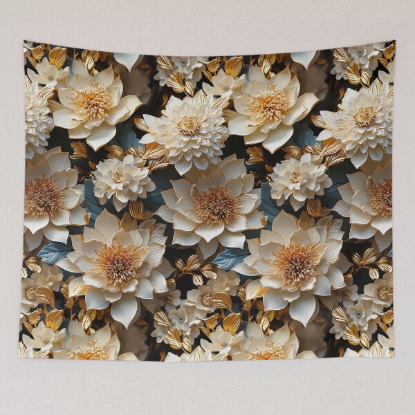 Item preview, Gilded Petals - 3D Golden Daffodil Dreamscape designed and sold by TriarArt.