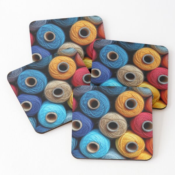 Item preview, Yarn Collection Hanging on a Wall - Still Life designed and sold by jecphotography and art.