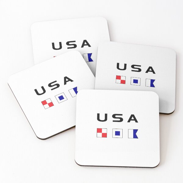 Item preview, USA Nautical Maritime Signal Sailing Flags Light-Color  designed and sold by TinyStarAmerica.