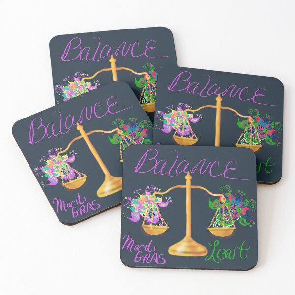 Item preview, Balance Mardi Gras and Lent designed and sold by Gatorbrain.