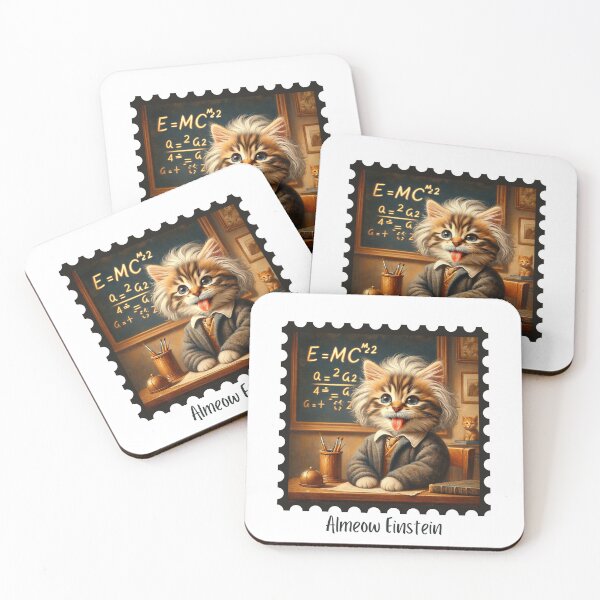 Item preview, Almeow Einstein designed and sold by Labcoat Legends.