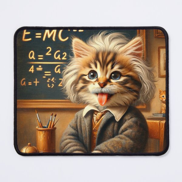 Item preview, Almeow Einstein designed and sold by Labcoat Legends.