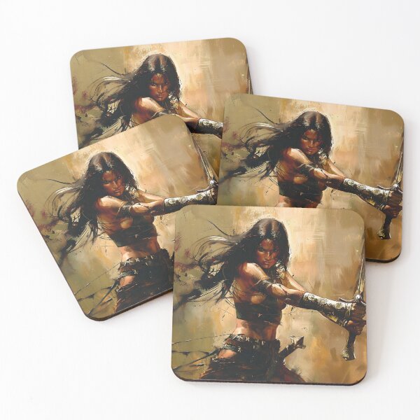 Item preview, Warrior Woman - Fantasy Art designed and sold by Seeker7Seven.