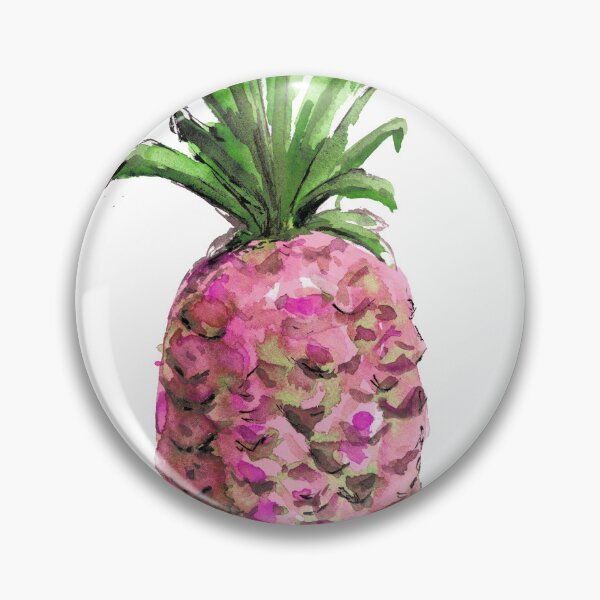 Item preview, Pink pineapple designed and sold by CatandColours.