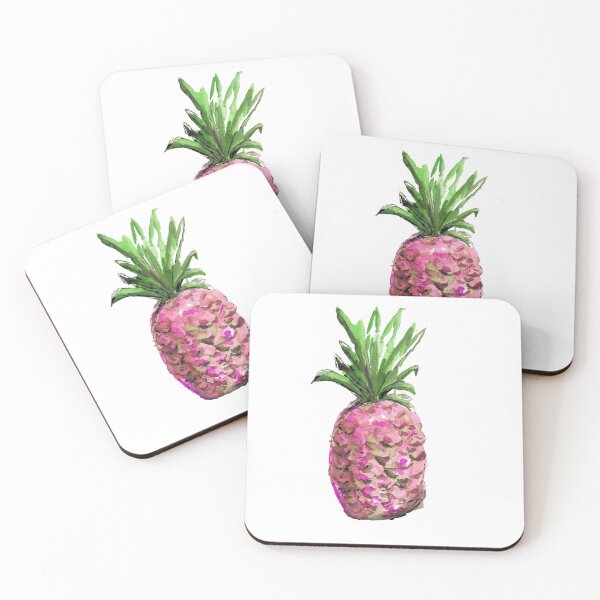 Item preview, Pink pineapple designed and sold by CatandColours.