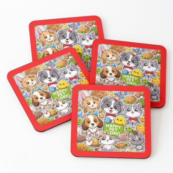 Item preview, Pawsome Joy: National Pet Day Extravaganza designed and sold by AI-Only Creations.