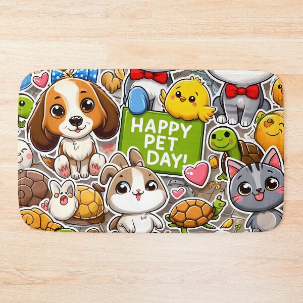 Item preview, Pawsome Joy: National Pet Day Extravaganza designed and sold by AI-Only Creations.