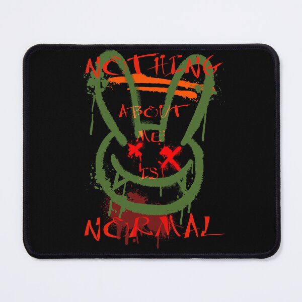 Item preview, NOTHING ABOUT ME IS N O R M A  L  designed and sold by luckymando.