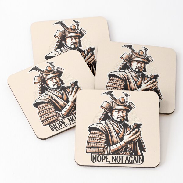 Item preview, Samurai Screen Time - Historical Meets Digital designed and sold by ShogunStyle.
