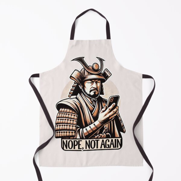 Item preview, Samurai Screen Time - Historical Meets Digital designed and sold by ShogunStyle.