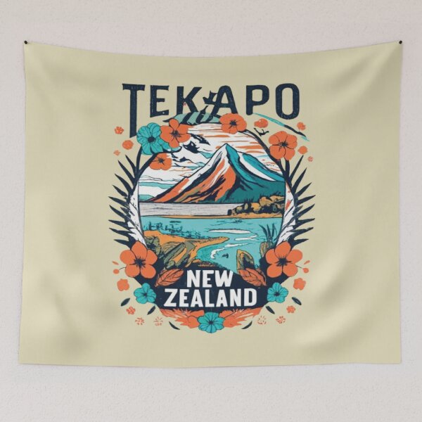 Item preview, Tekapo Hot Springs, Hot Pools New Zaland Travel, Vintage designed and sold by UrbanGraphixs.