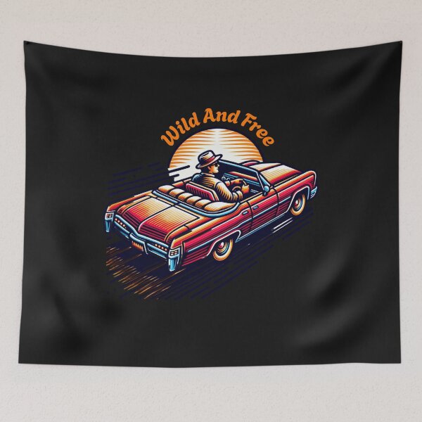Item preview, Wild And Free thats how you live Life designed and sold by AnalajiaDesigns.
