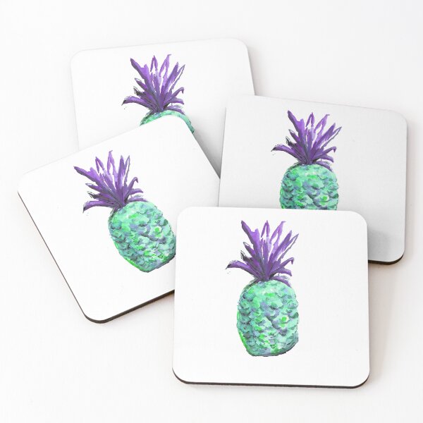 Item preview, Green pineapple designed and sold by CatandColours.