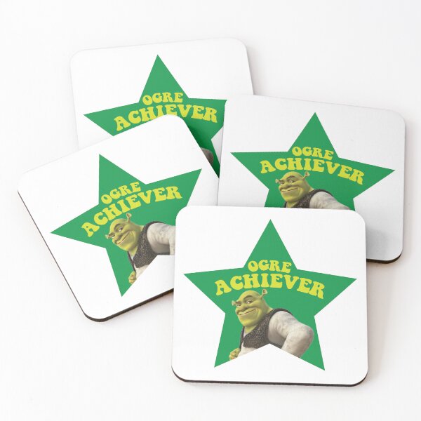 Item preview, Ogre Achiever Shrek Pun designed and sold by clairemikuska.