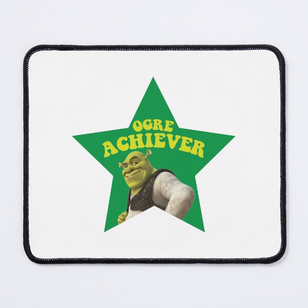 Item preview, Ogre Achiever Shrek Pun designed and sold by clairemikuska.