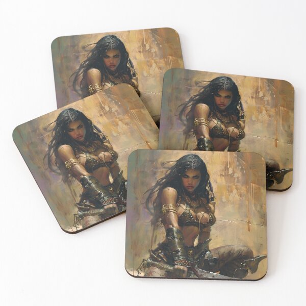 Item preview, Warrior Woman - Fantasy Art designed and sold by Seeker7Seven.