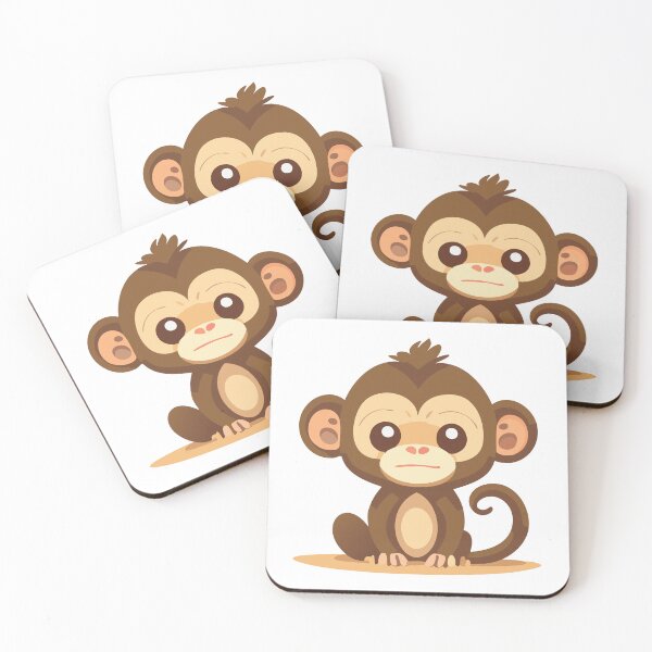 Item preview, Beans the Cute Monkey designed and sold by Heavy-Umbrella.