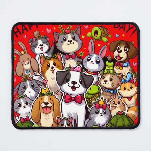 Item preview, Pets United: Celebrating Love on National Pet Day designed and sold by AI-Only Creations.