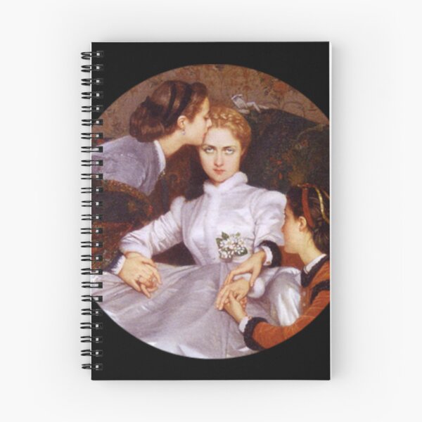 Item preview, Art History Painting - "The Reluctant Bride" or "The Hesitant Fiancée" by Toulmouche (1866 - Circle) designed and sold by Luna Pendleton.