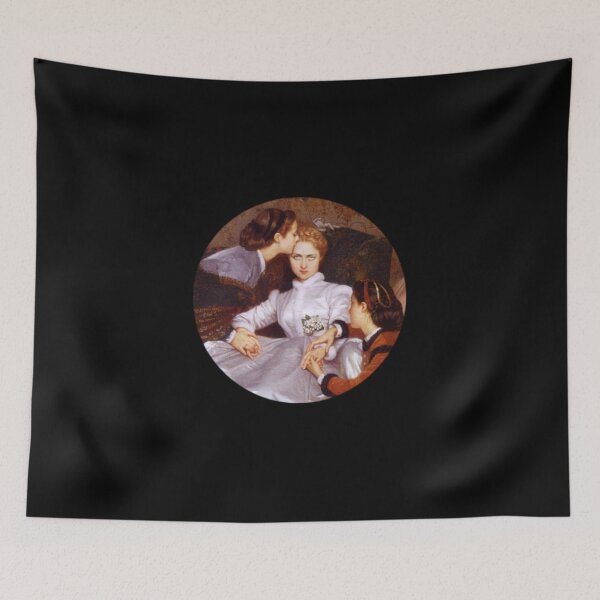 Item preview, Art History Painting - "The Reluctant Bride" or "The Hesitant Fiancée" by Toulmouche (1866 - Circle) designed and sold by Luna Pendleton.