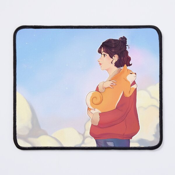 Item preview, Girl and her tiny dog designed and sold by Ni-Art-Shop.