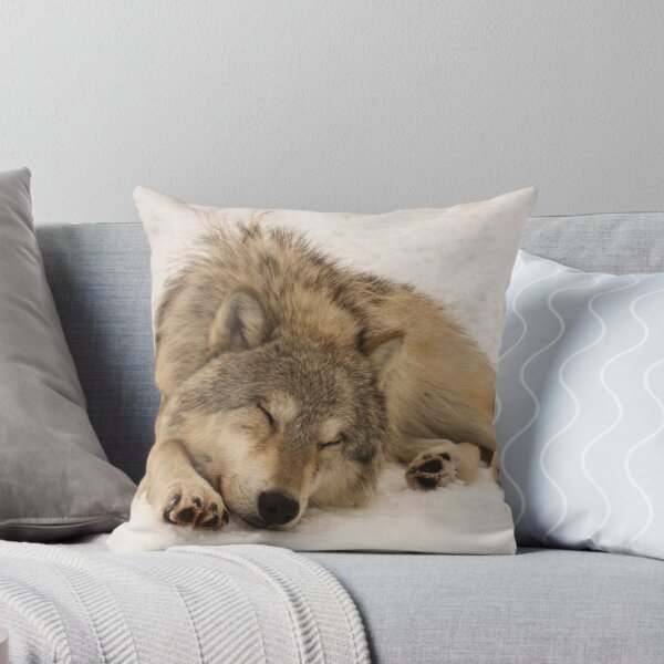 Item preview, Sleeping Male Timber Wolf designed and sold by CheekyChameleon.