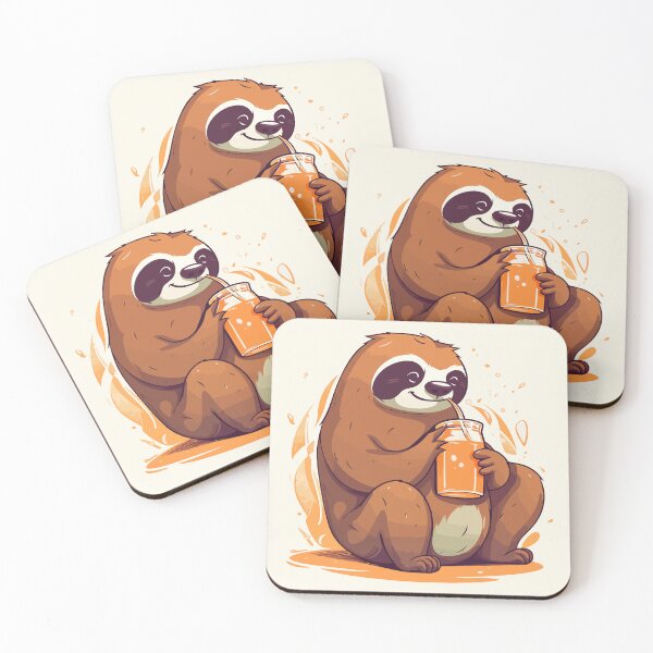 Item preview, Cute Sloth Drinking Soda designed and sold by Amir Faysal.