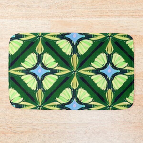 Item preview,  Elegant Seamless Futuristic Green And White Pattern Design designed and sold by mymagicstoreus.