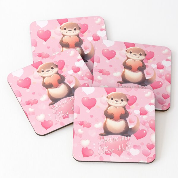 Item preview, Valentine's Otter designed and sold by Dreamtopia1.