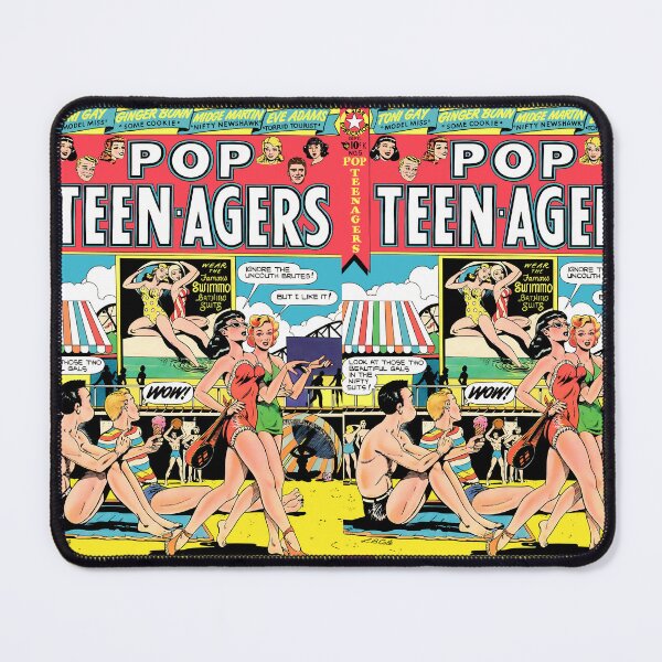 Item preview, Popular Teen-Agers #5 1950 Vintage Comic Book Cover designed and sold by ArchimedesPrime.