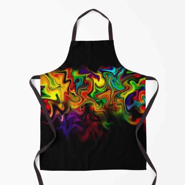 Item preview, Acid Trip, digital fluid pour, abstract dark rainbow designed and sold by MayGreenAbgrall.