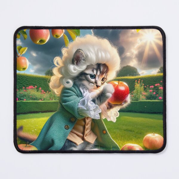 Item preview, Isaac Meowton II designed and sold by Labcoat Legends.