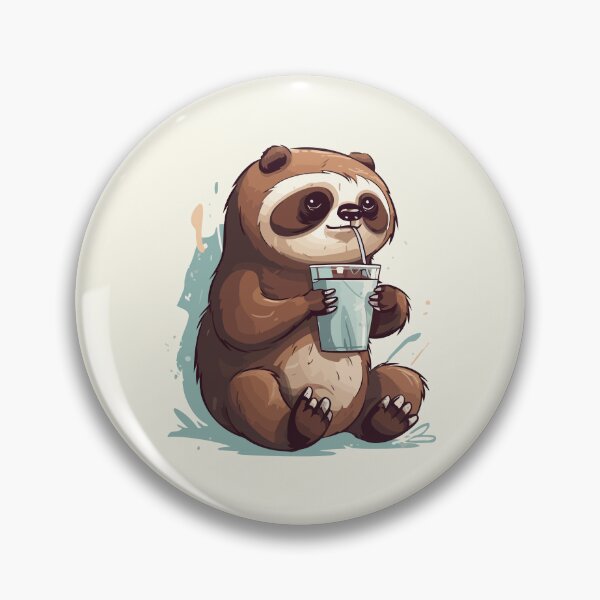 Item preview, Cute Sloth Drinking Soda designed and sold by Amir Faysal.