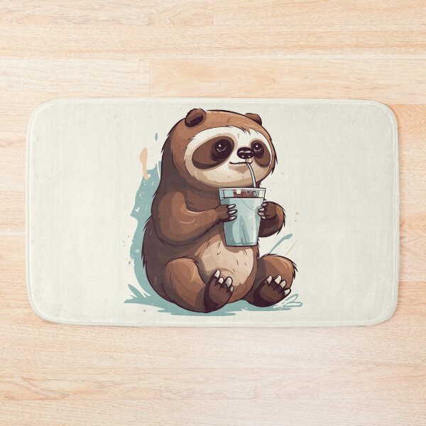 Item preview, Cute Sloth Drinking Soda designed and sold by Amir Faysal.