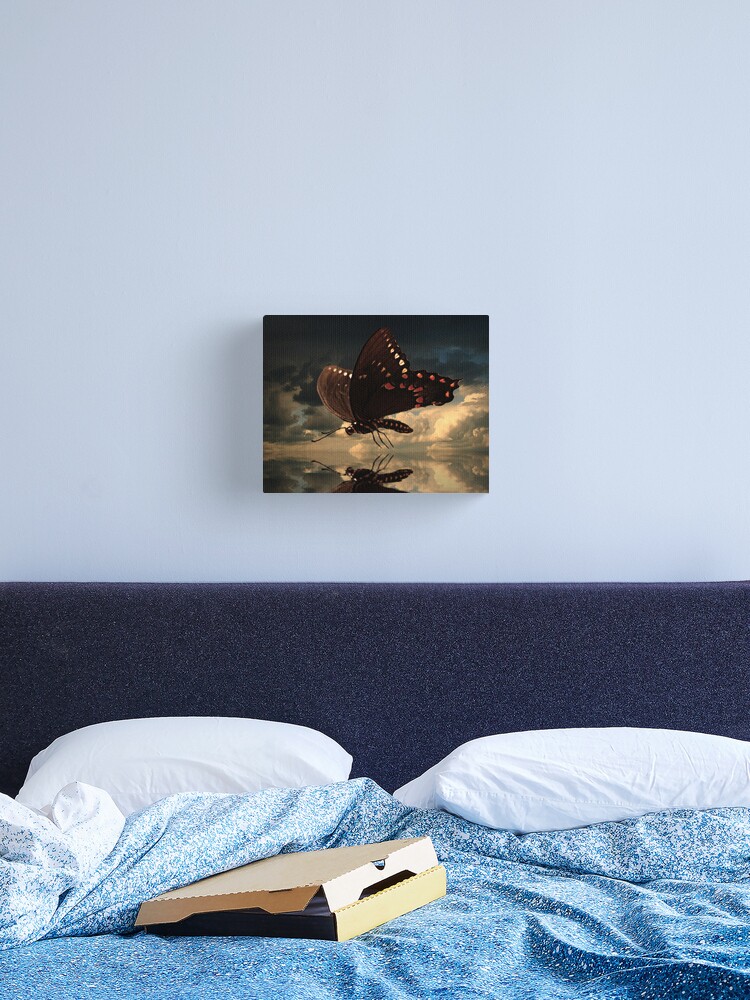 Thumbnail 2 of 3, Canvas Print, Le Butterfly designed and sold by believer9.