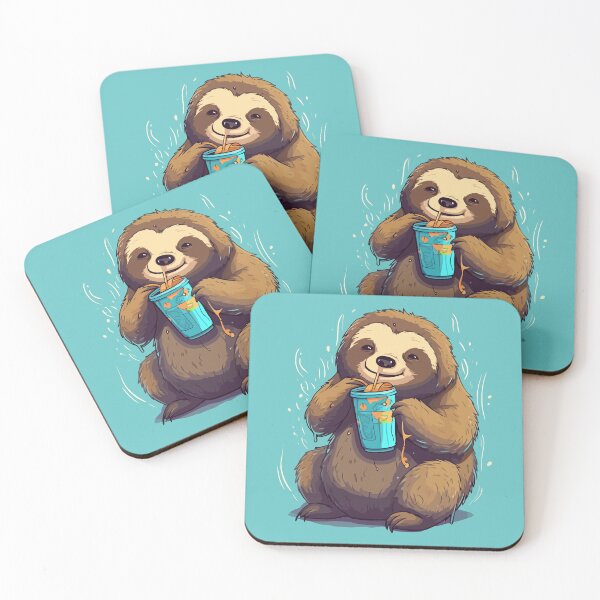 Item preview, Cute Sloth Drinking Soda designed and sold by Amir Faysal.