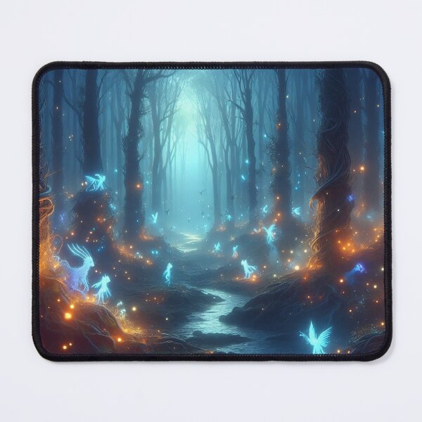 Item preview, Mystical forest filled with glowing creatures designed and sold by Carlos Monteiro.