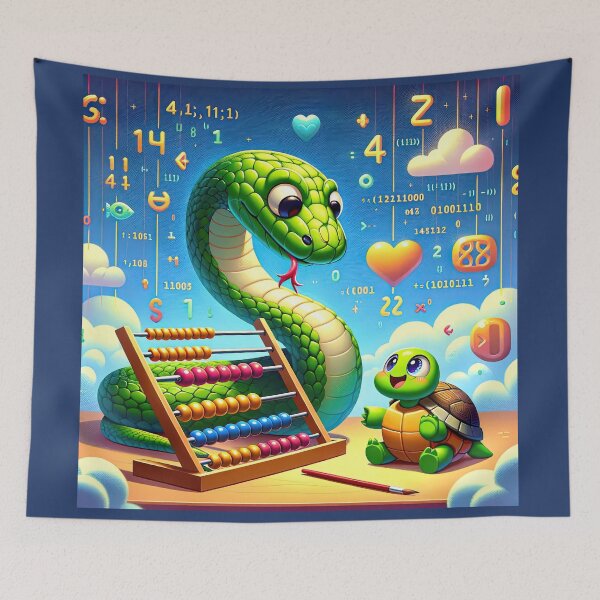 Item preview, Python's Playful Puzzles: Learning Code with Turtle & Friends designed and sold by TuringTacoTales.