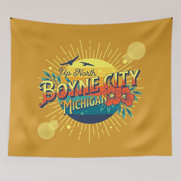 Item preview, Boyne City, Michigan designed and sold by StonegateArt.