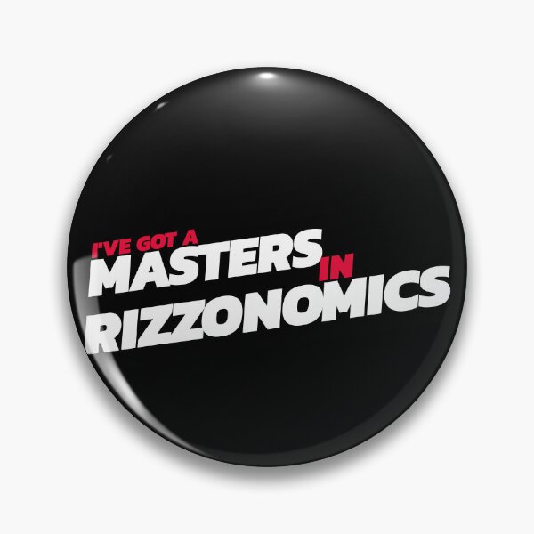 Item preview, I've got a masters in rizzonomics, funny slang  designed and sold by wittyprinttop.