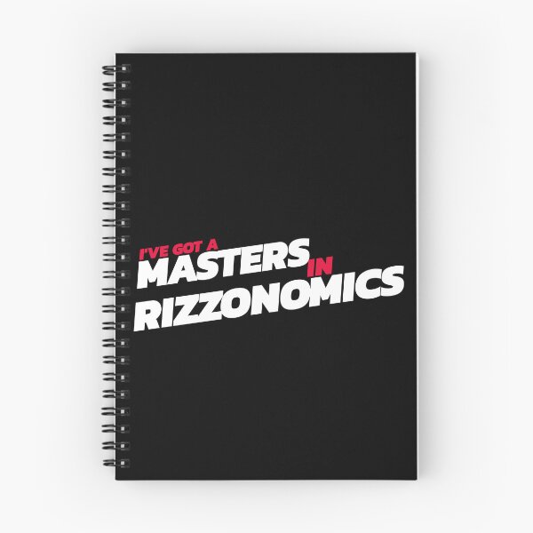 Item preview, I've got a masters in rizzonomics, funny slang  designed and sold by wittyprinttop.