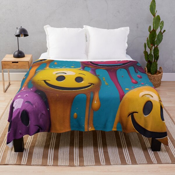Item preview, Funny Smiley Face Pattern designed and sold by TheArtOfPat.