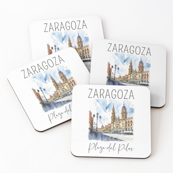 Item preview, Watercolor Design of Zaragoza - Spain designed and sold by Sketch-Shack.