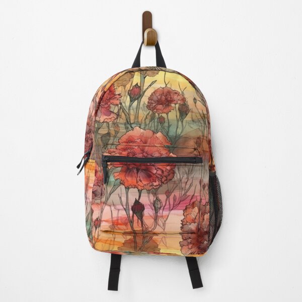 Item preview, Vintage collorfull whatercolor carnation pattern designed and sold by Vindbult.