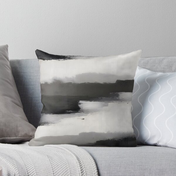 Item preview, Monochrome Oil Paint Style Print Broad Brush designed and sold by MysteD.