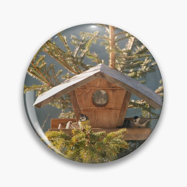 Item preview, Blue Tit and Marsh Tit at the Birdhouse designed and sold by CheekyChameleon.