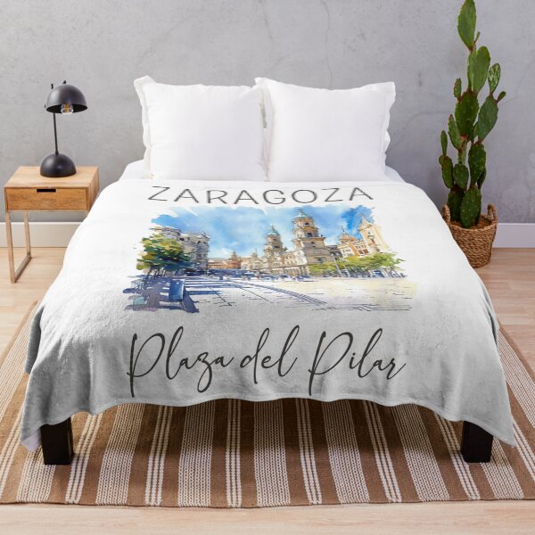 Item preview, Watercolor Design of Zaragoza - Spain designed and sold by Sketch-Shack.