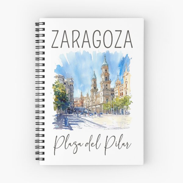 Item preview, Watercolor Design of Zaragoza - Spain designed and sold by Sketch-Shack.